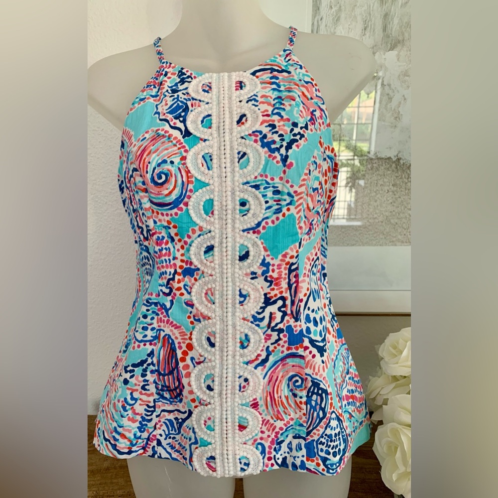 Lilly Pulitzer Summer Top Size 0